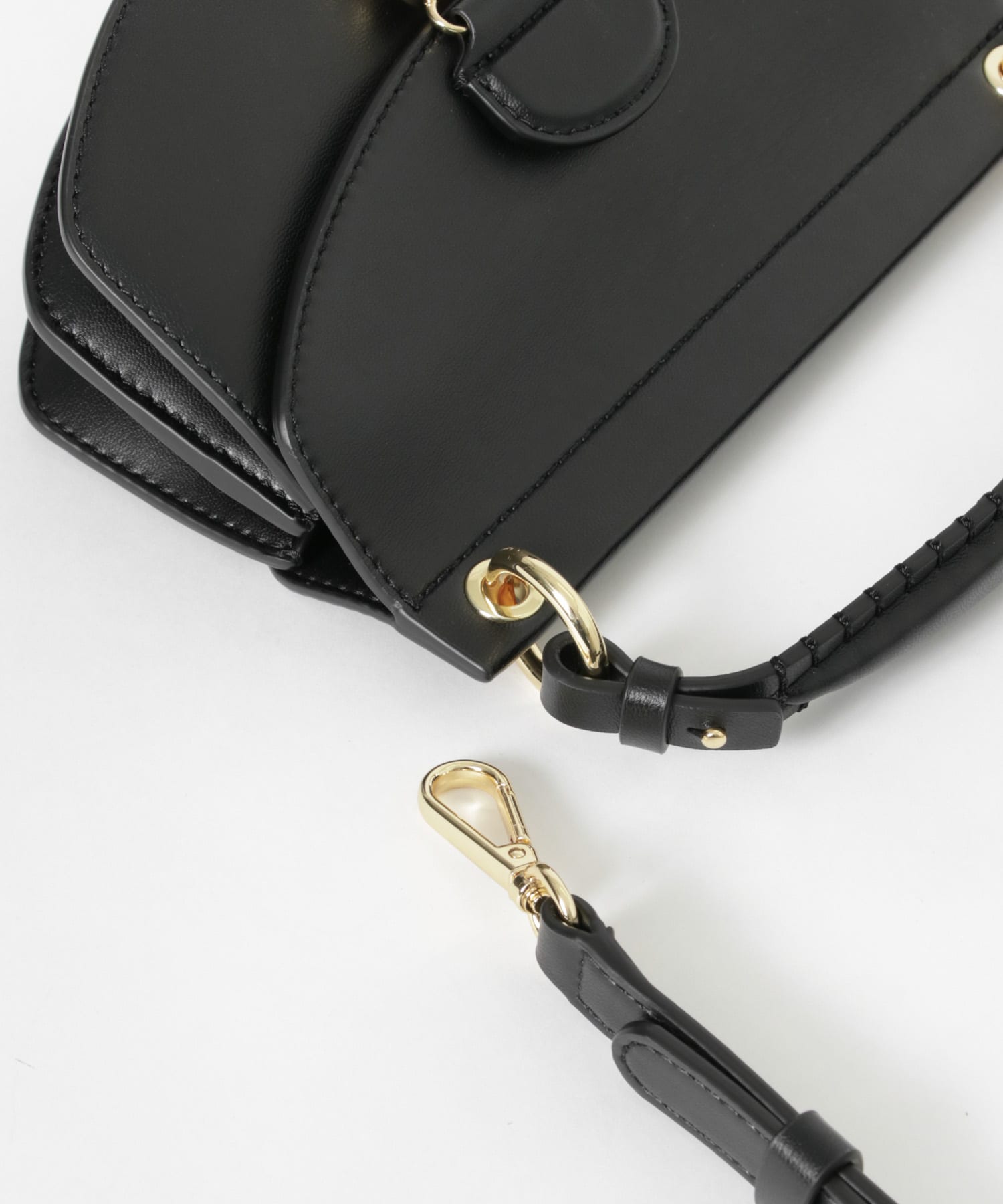 GANNI　Apo G Bag Mini Top Handle Black -