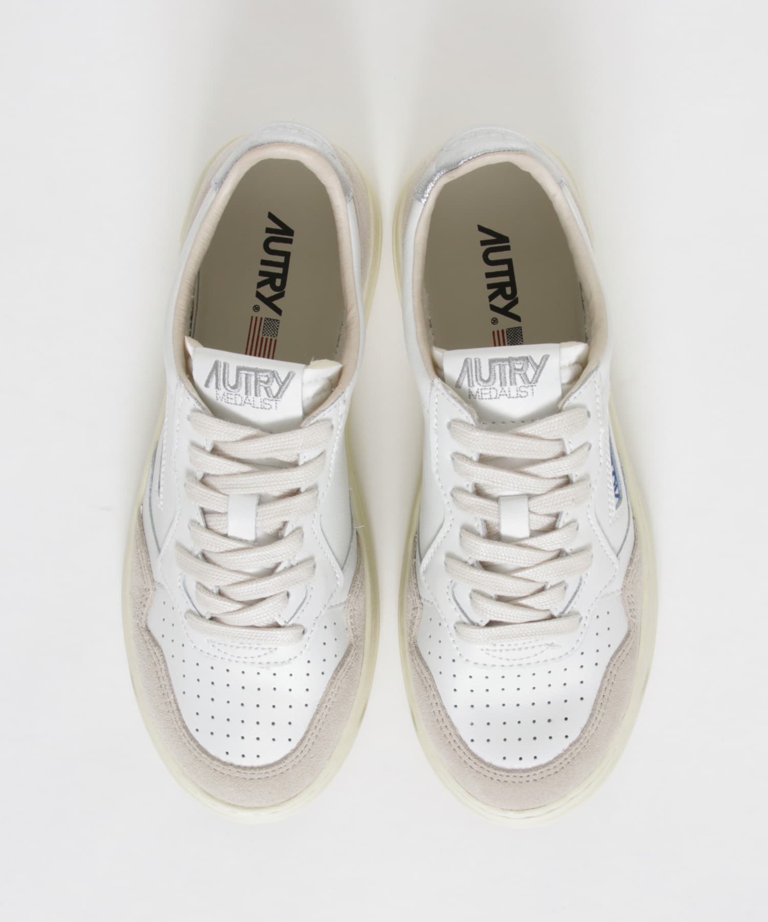 AUTRY　MEDALIST LOW WHT/SILVER 37