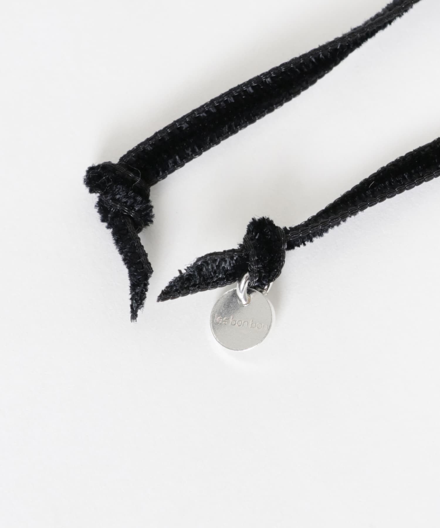 LES BON BON　liberty pearl necklace black -