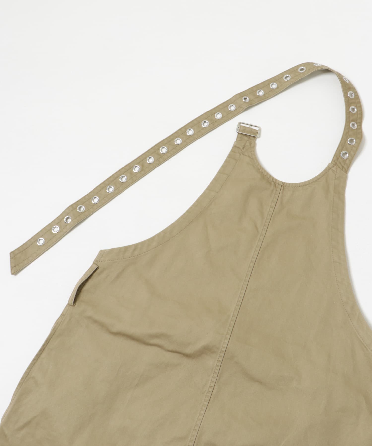 crinkle crinkle crinkle holder neck vest(FREE BLACK): トップス
