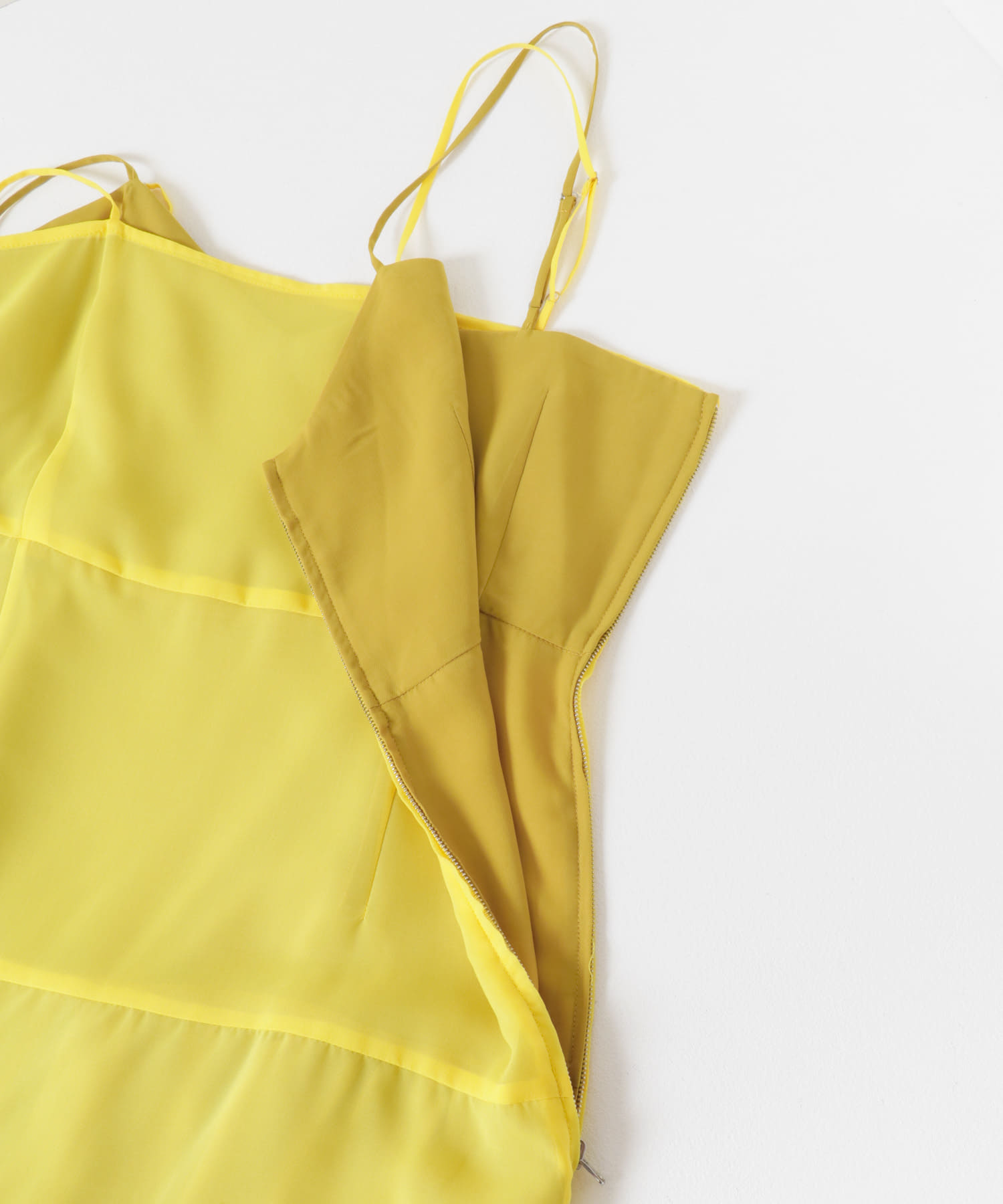 SATORU SASAKI　DOUBLE-CAMISOLE DRESS YELLOW 2