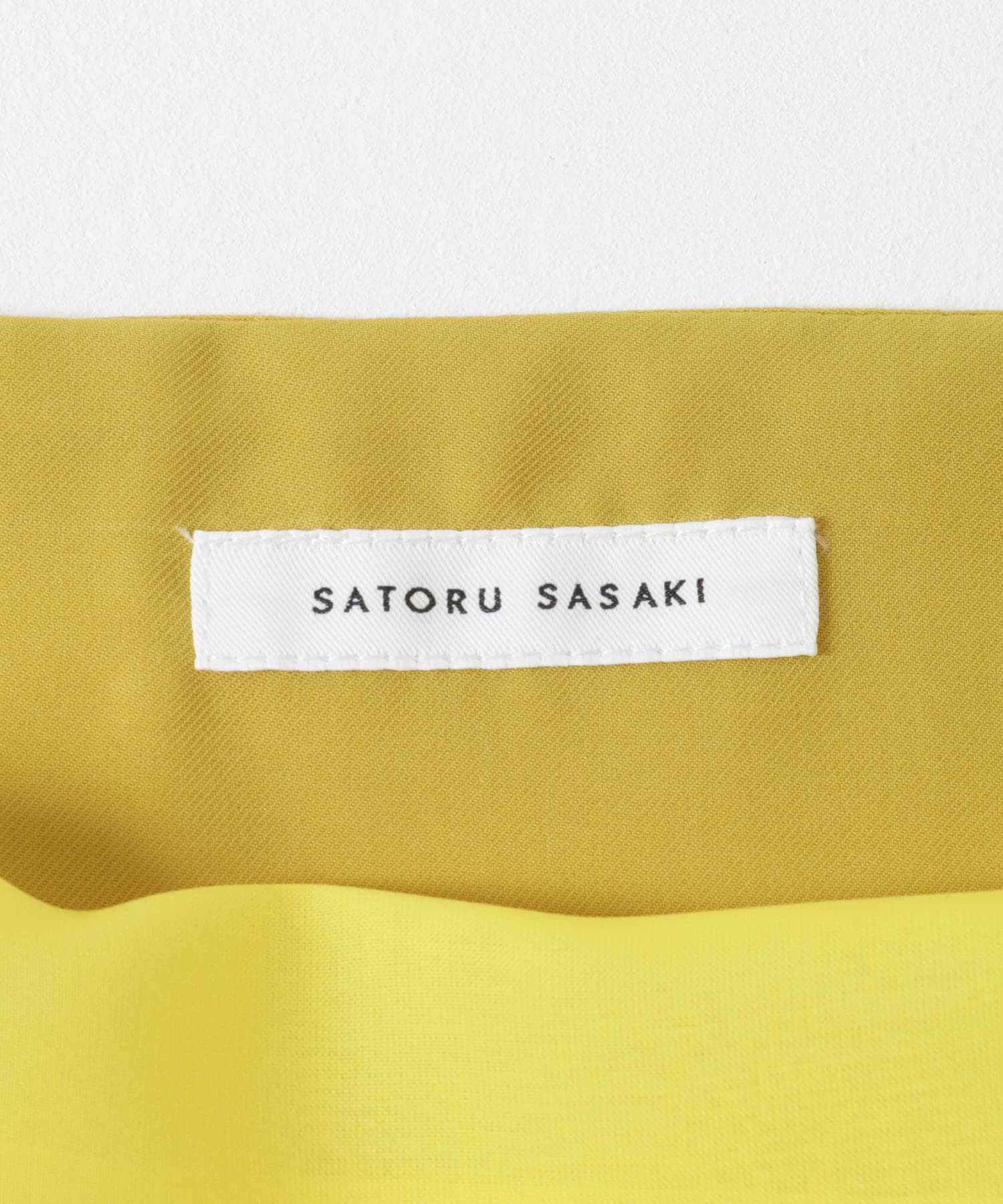 SATORU SASAKI　DOUBLE-CAMISOLE DRESS YELLOW 2