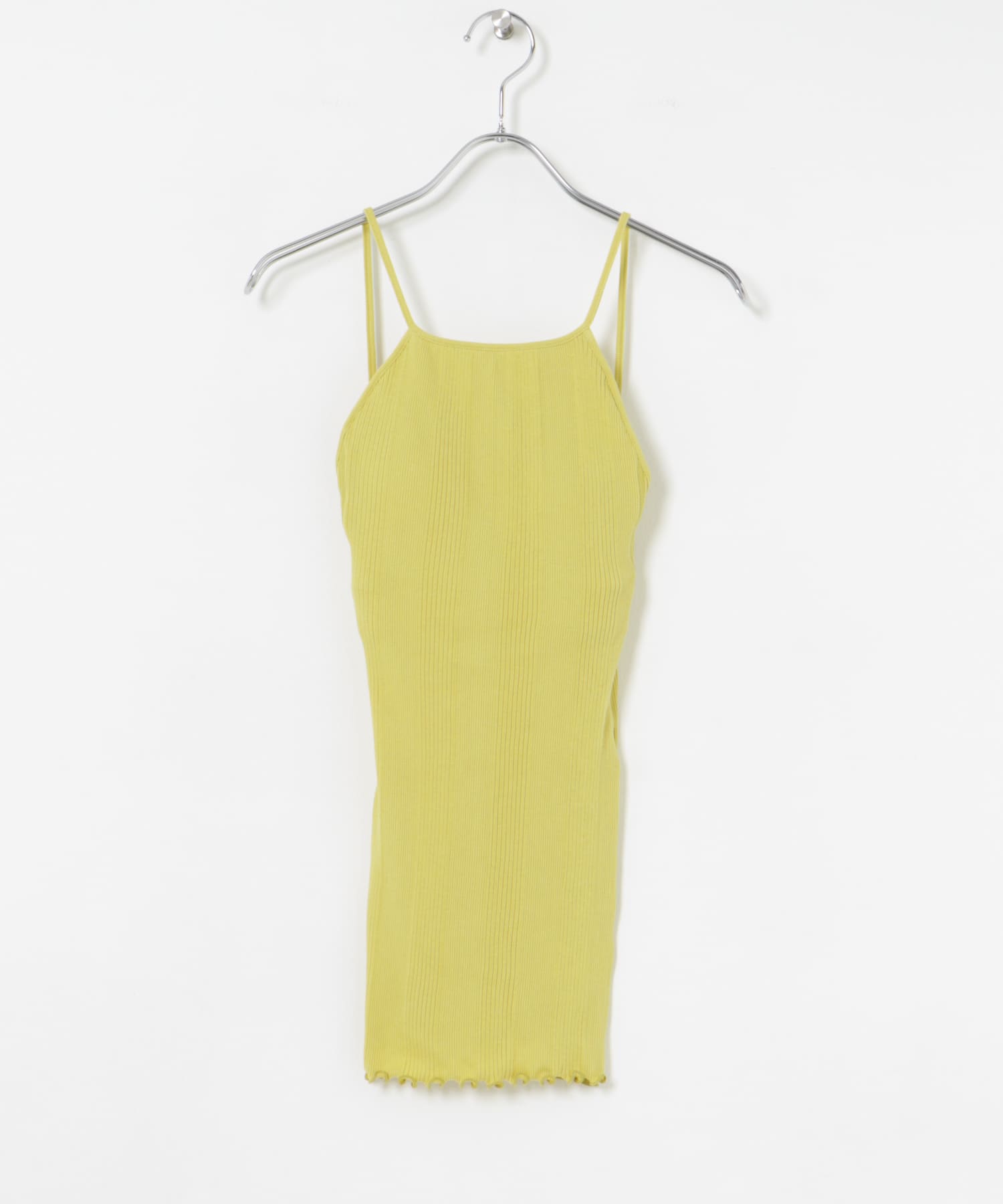 HAKUJI　Random rib open back camisole