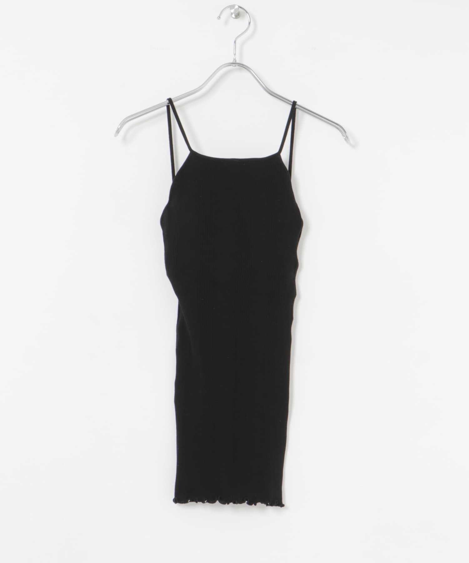 HAKUJI　Random rib open back camisole