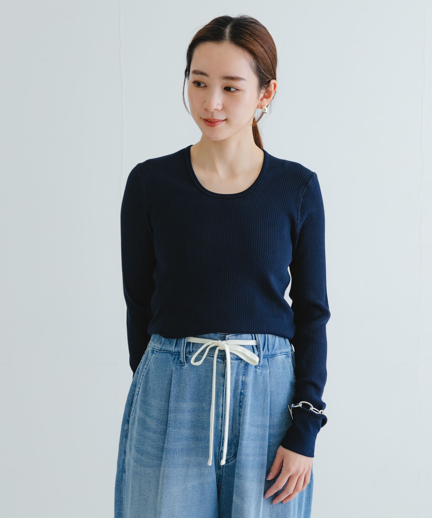 HAKUJI　Organic cotton Long-Sleeve Pullover
