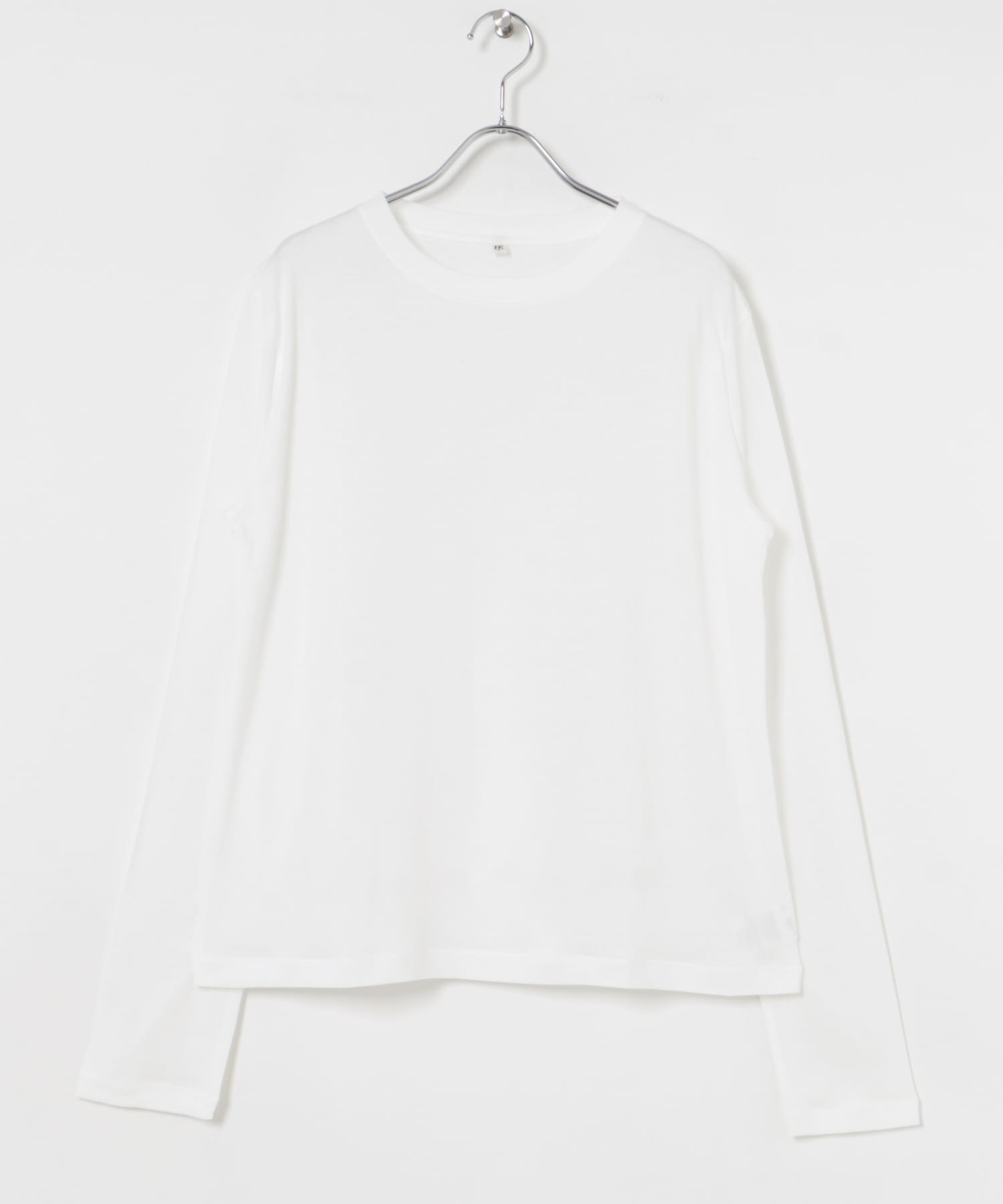 HAKUJI　Cellulose cotton Long-Sleeve Pullover White one