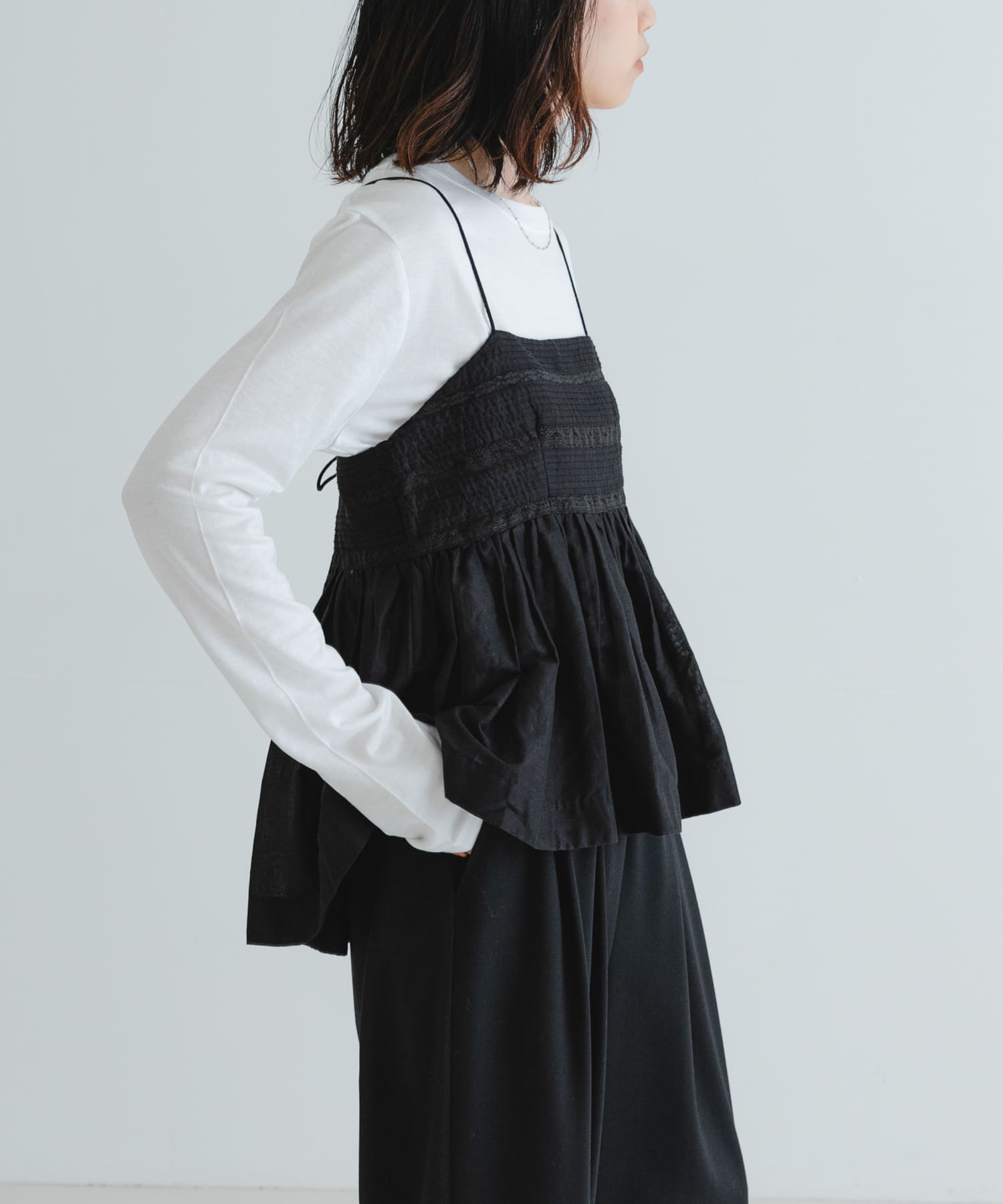 身長：161cm サイズ：one