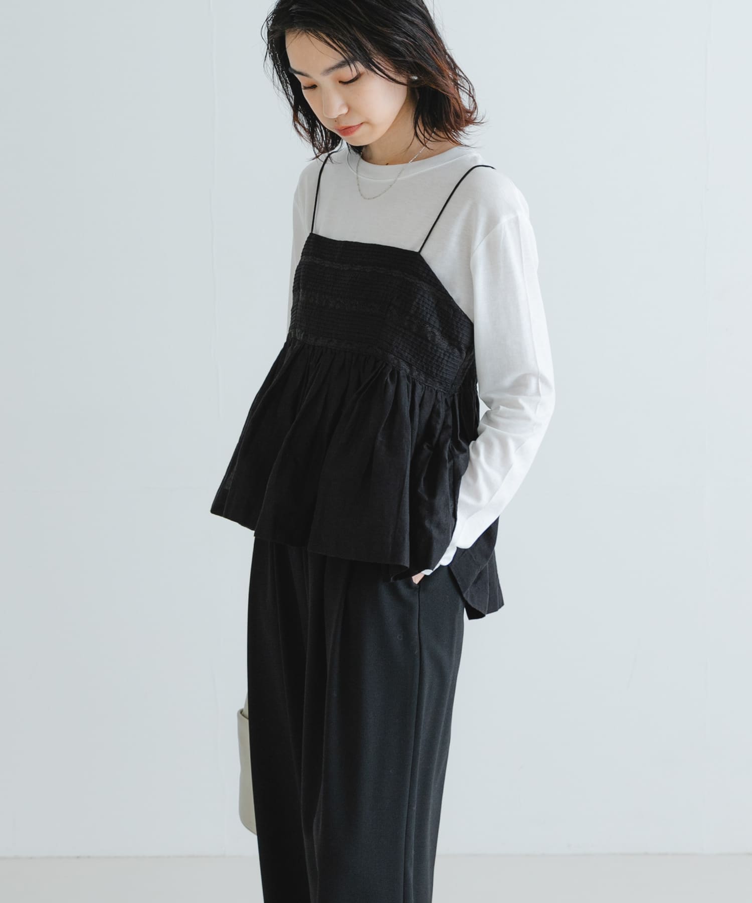 身長：161cm サイズ：one