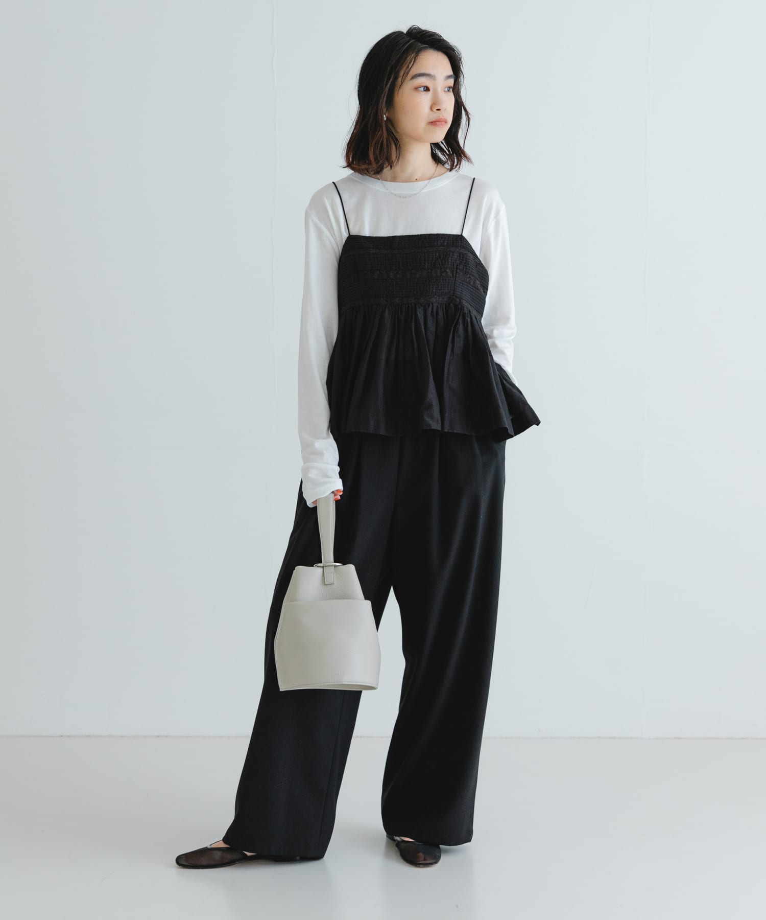 身長：161cm サイズ：one