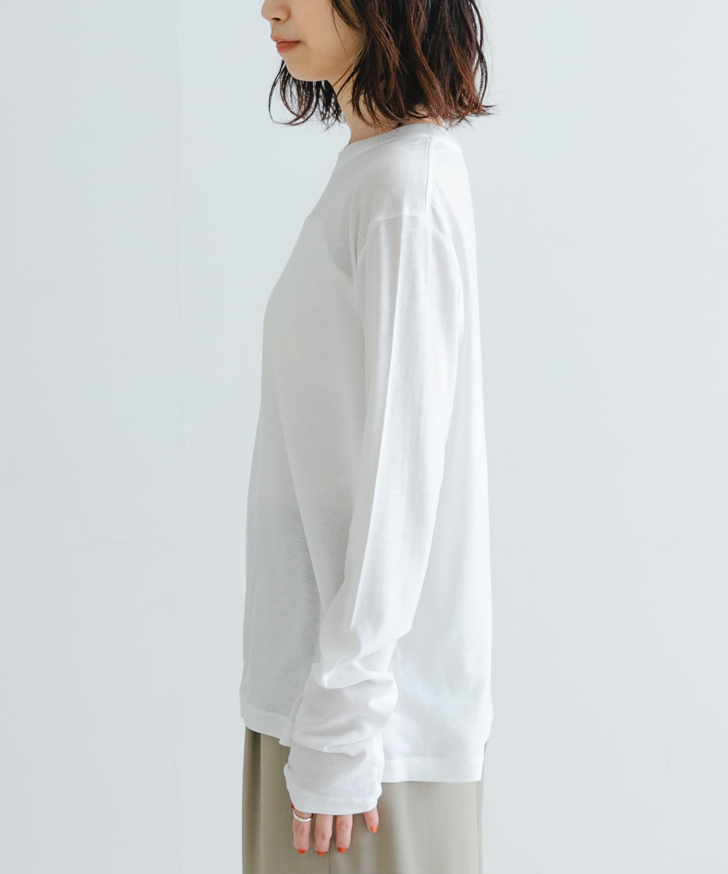 身長：161cm サイズ：one