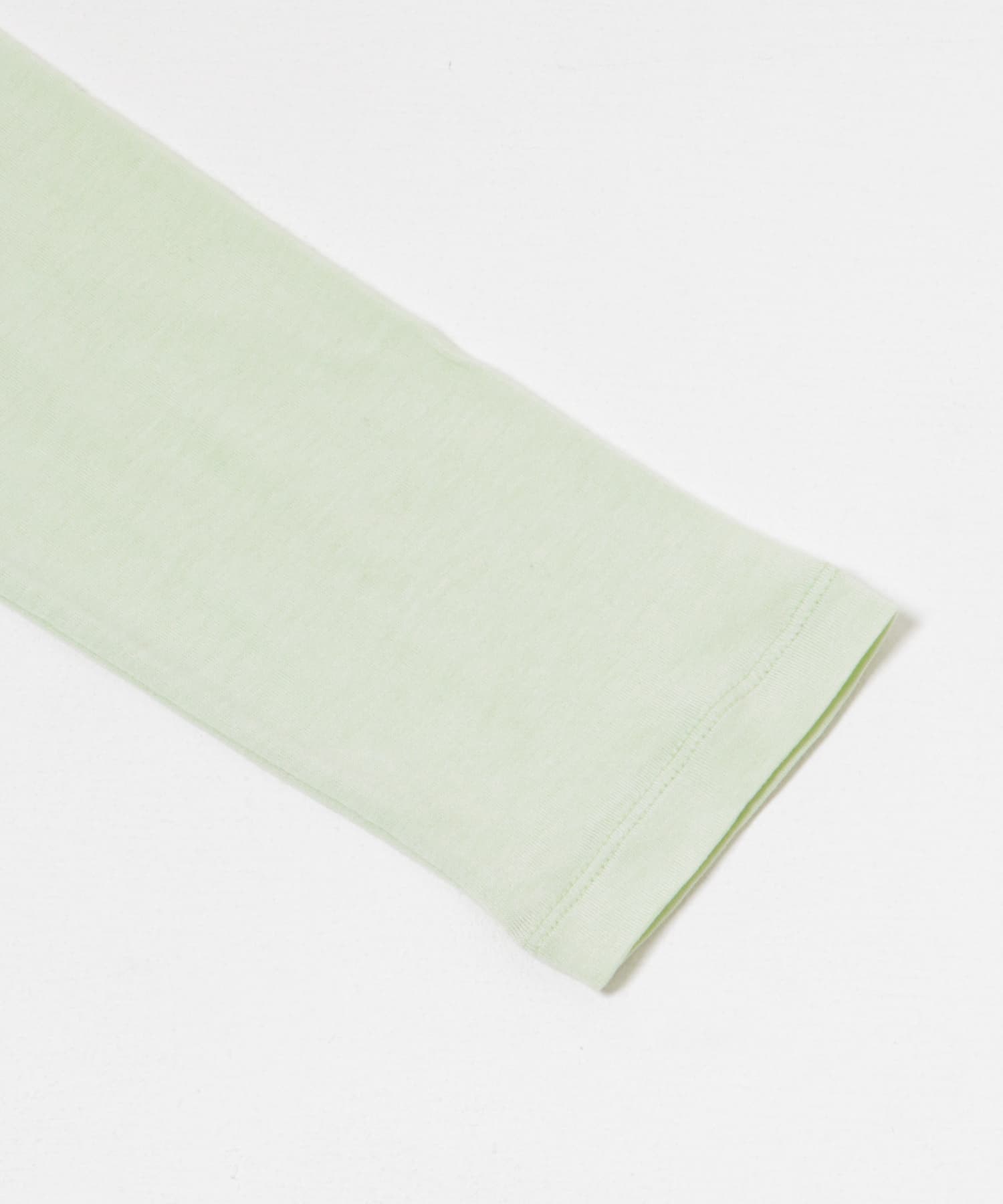 HAKUJI　Cellulose cotton Long-Sleeve Pullover Lime one