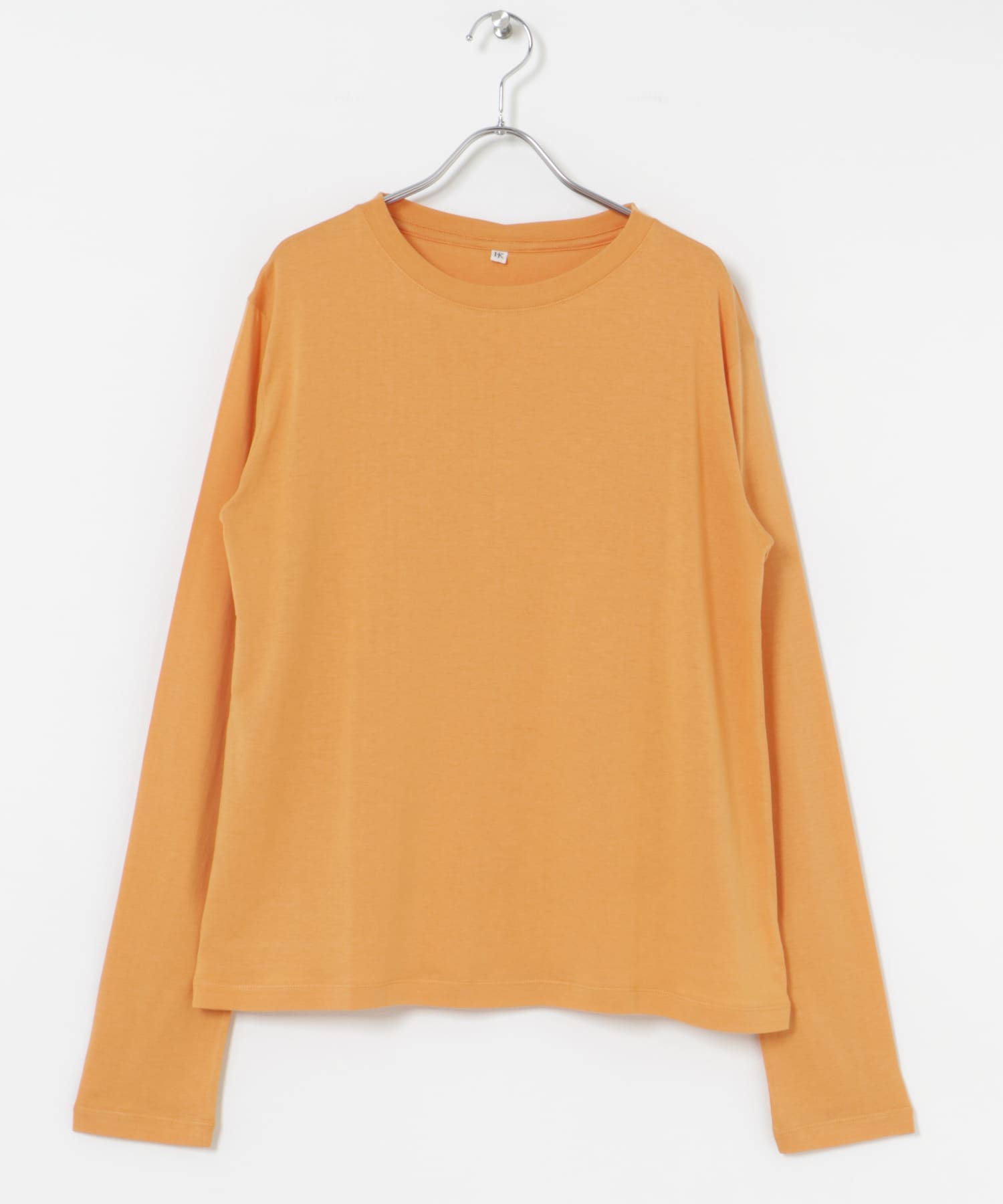 HAKUJI　Cellulose cotton Long-Sleeve Pullover Orange one