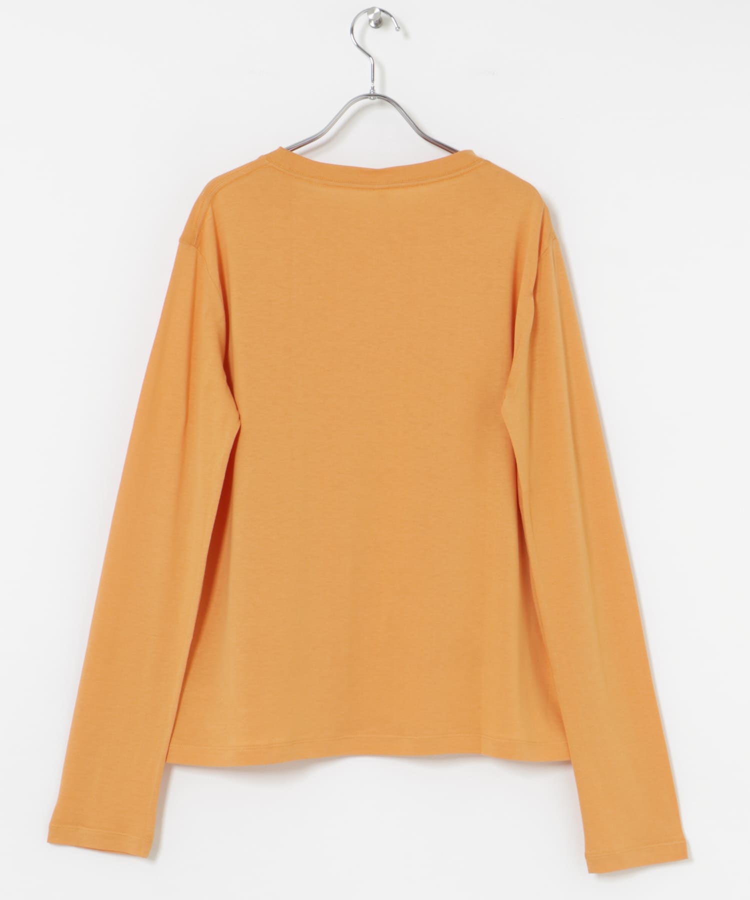 HAKUJI　Cellulose cotton Long-Sleeve Pullover Orange one