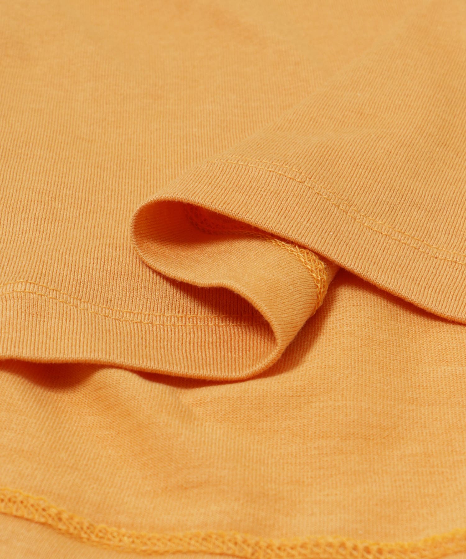 HAKUJI　Cellulose cotton Long-Sleeve Pullover Orange one