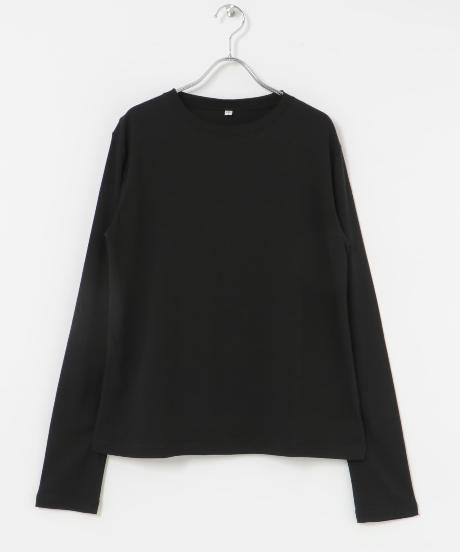 HAKUJI　Cellulose cotton Long-Sleeve Pullover Black one