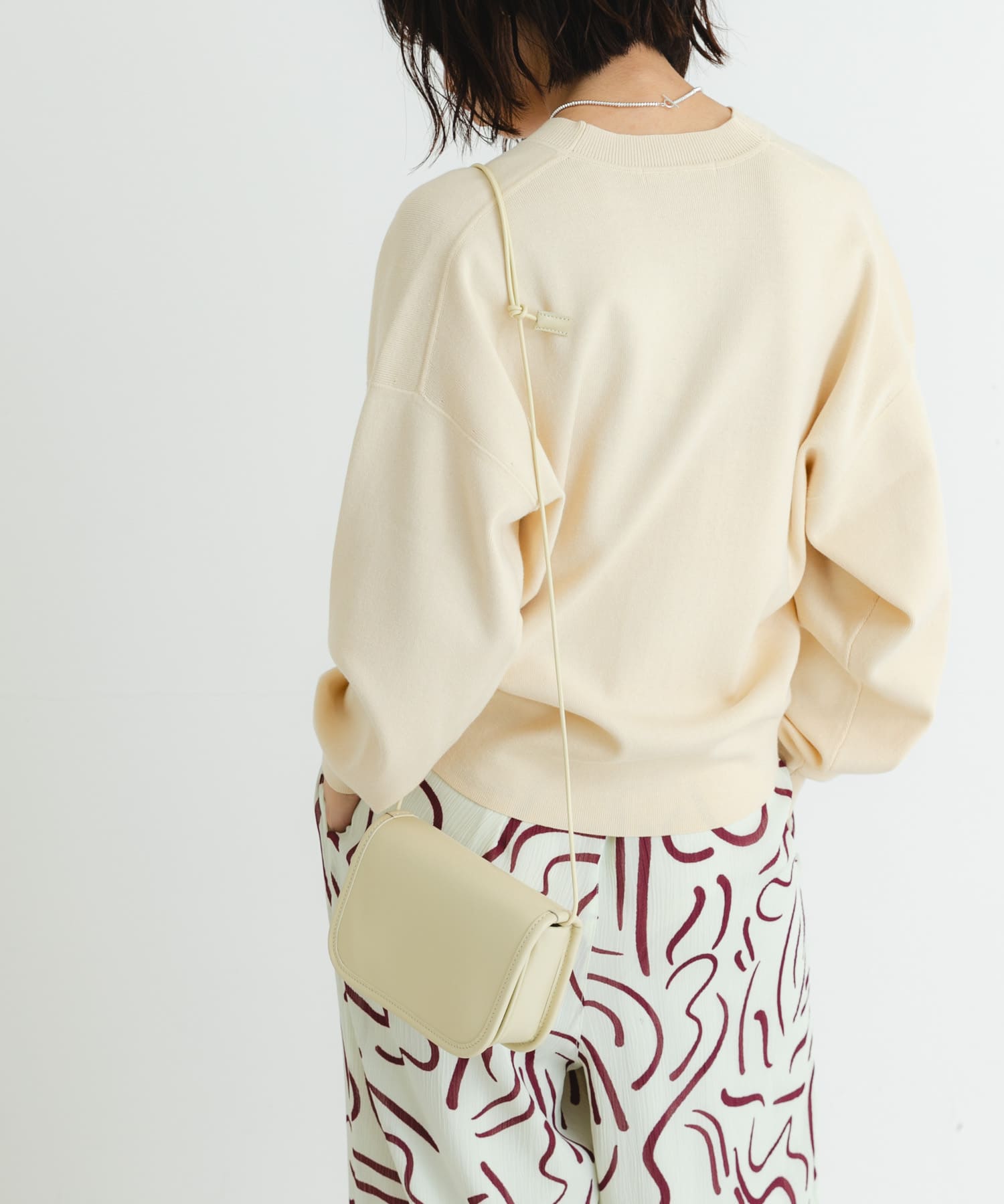 『別注』ITTI×URBAN RESEARCH　MICHELLE ERRAND POUCH ivory FREE