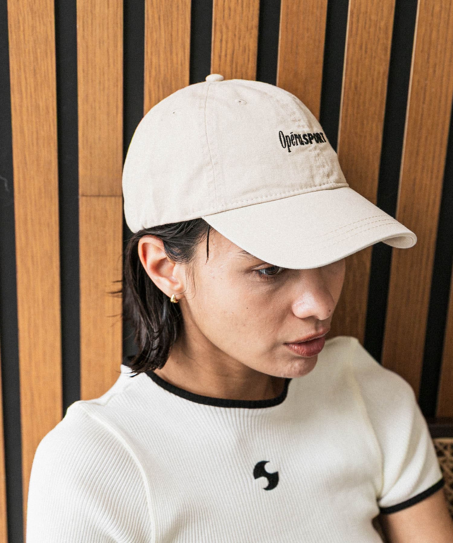 OperaSPORT　RENE UNISEX CAP Beige -