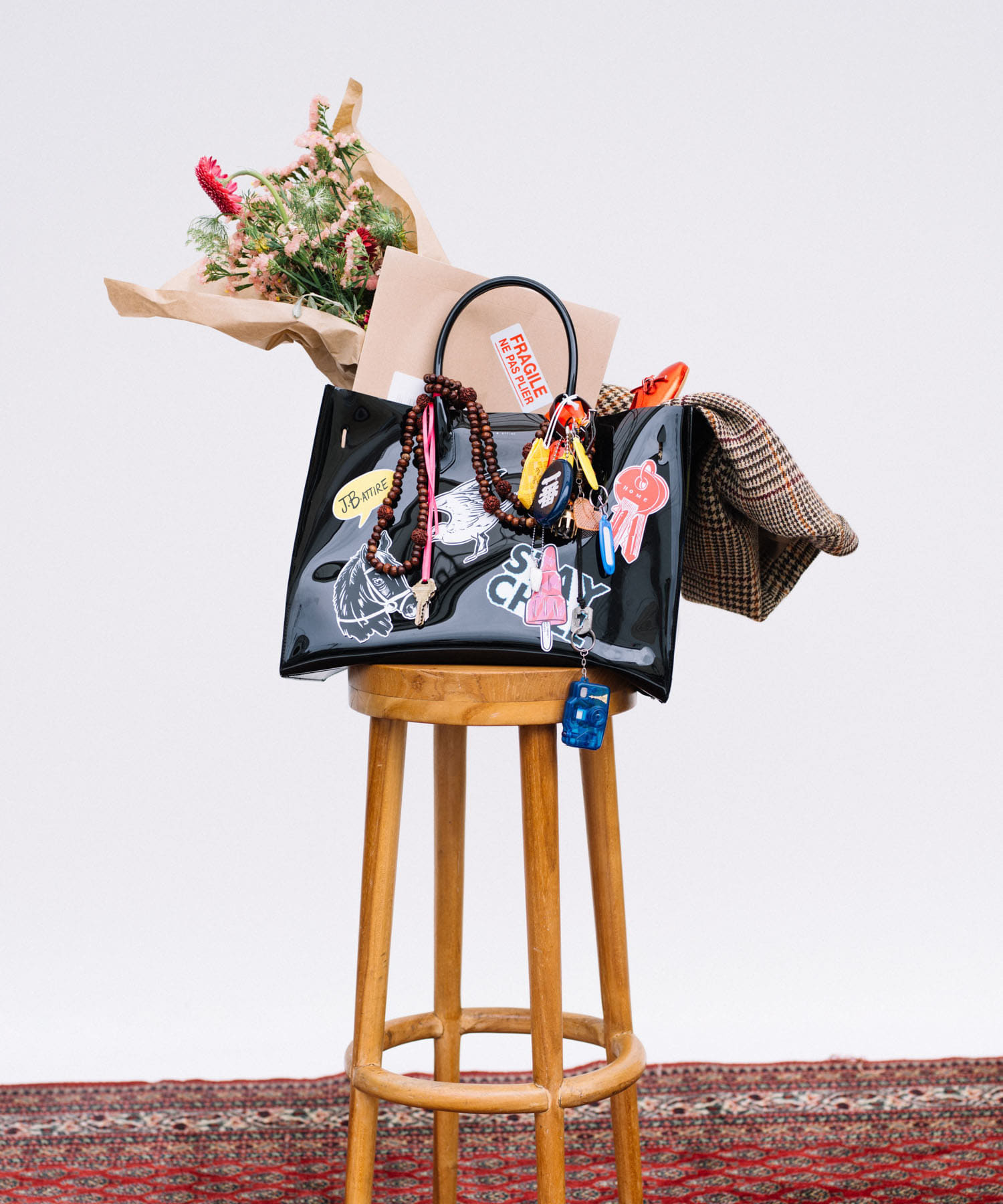 J.B.ATTIRE　PARIS BAG BLACK one