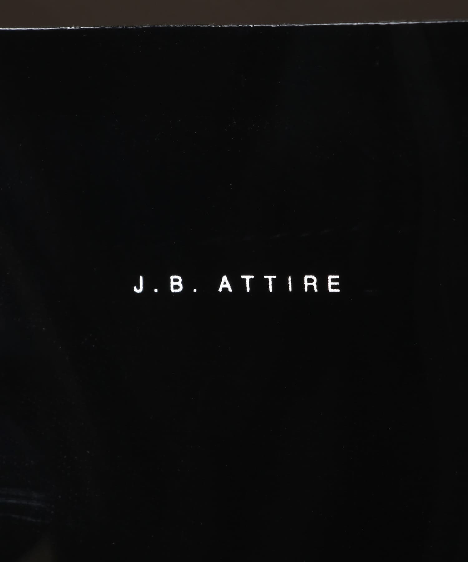 J.B.ATTIRE　PARIS BAG BLACK one