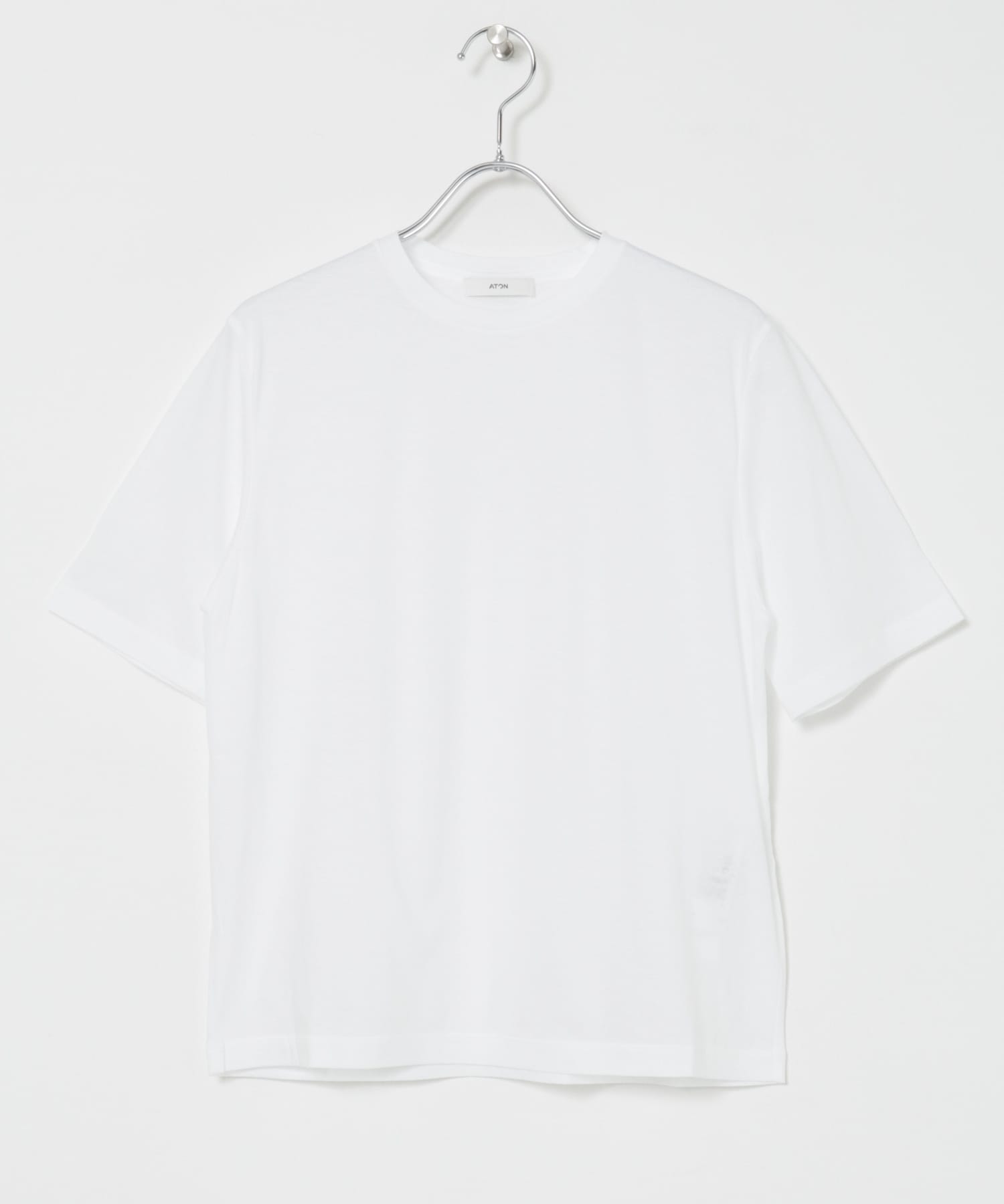 ATON 50/-OG FRESCA STANDARD T-SHIRTS(1 NAVY075): トップス｜URBAN