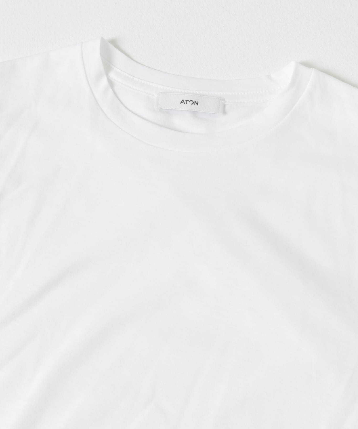 ATON　50/-OG FRESCA STANDARD T-SHIRTS WHITE001 1