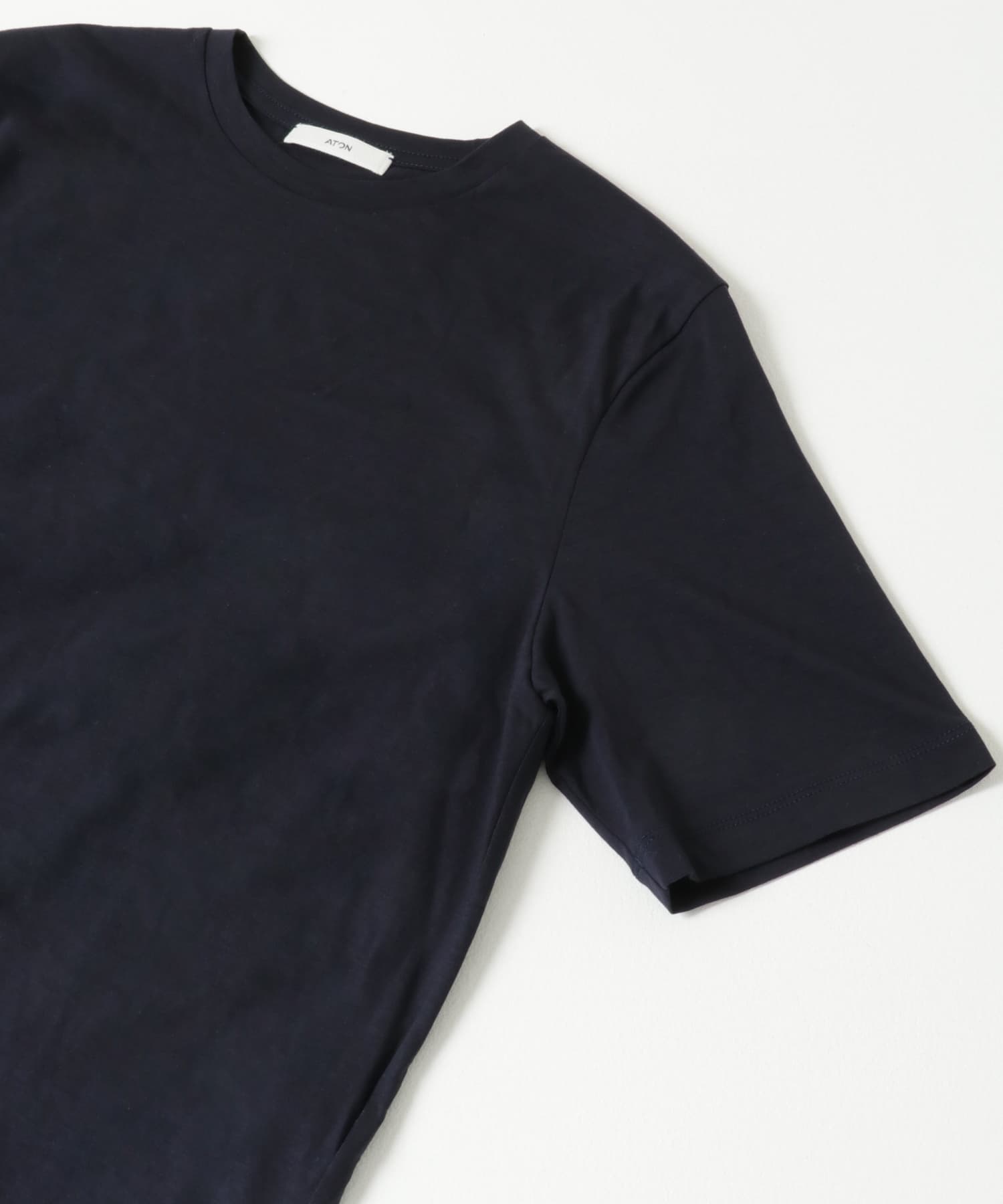 ATON　50/-OG FRESCA STANDARD T-SHIRTS NAVY075 1