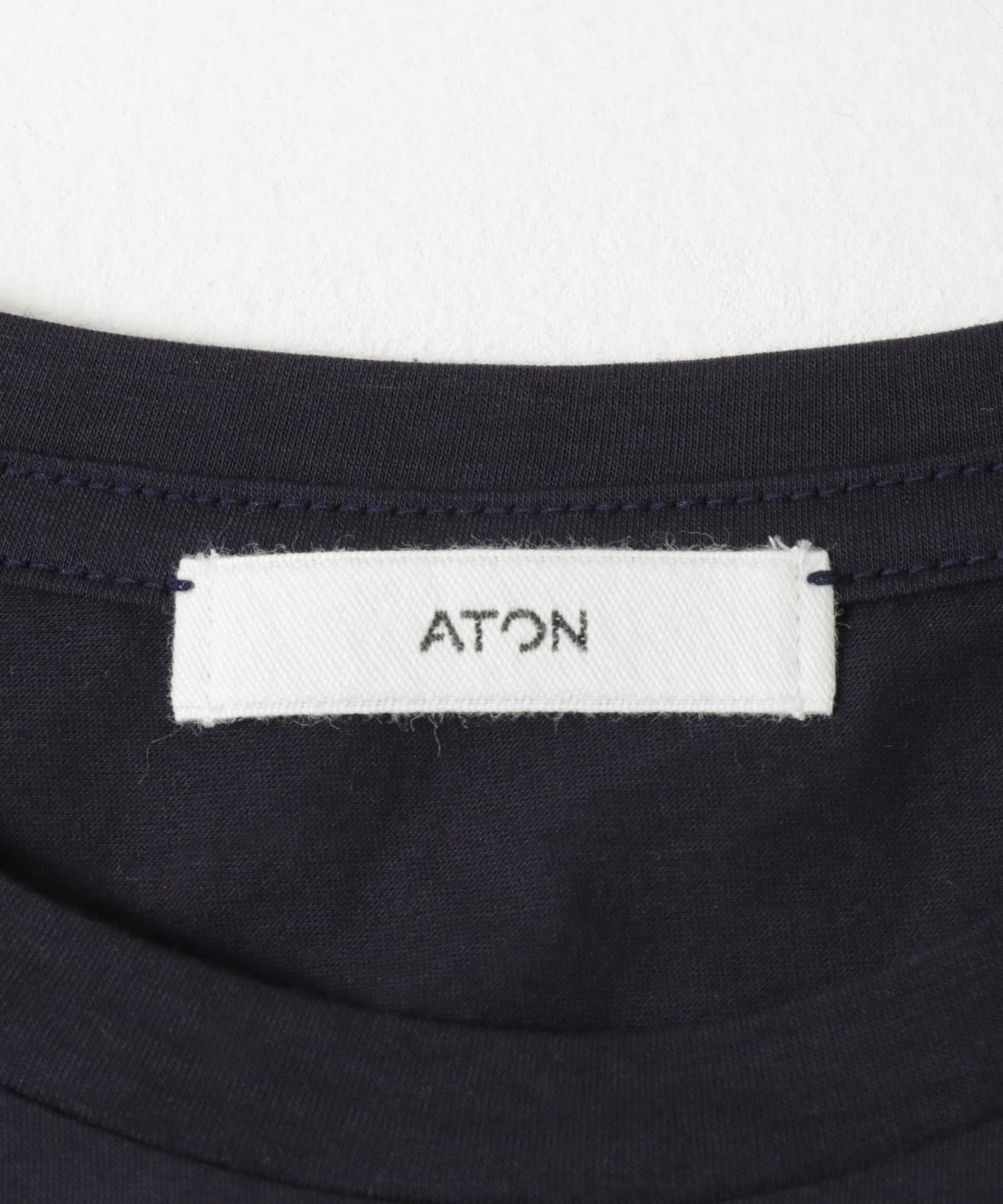 ATON　50/-OG FRESCA STANDARD T-SHIRTS NAVY075 1