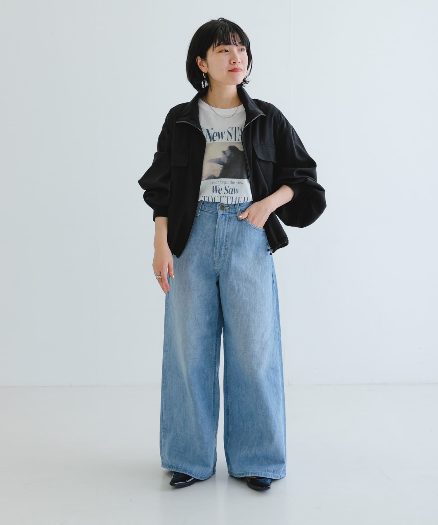 身長：154cm サイズ：XS