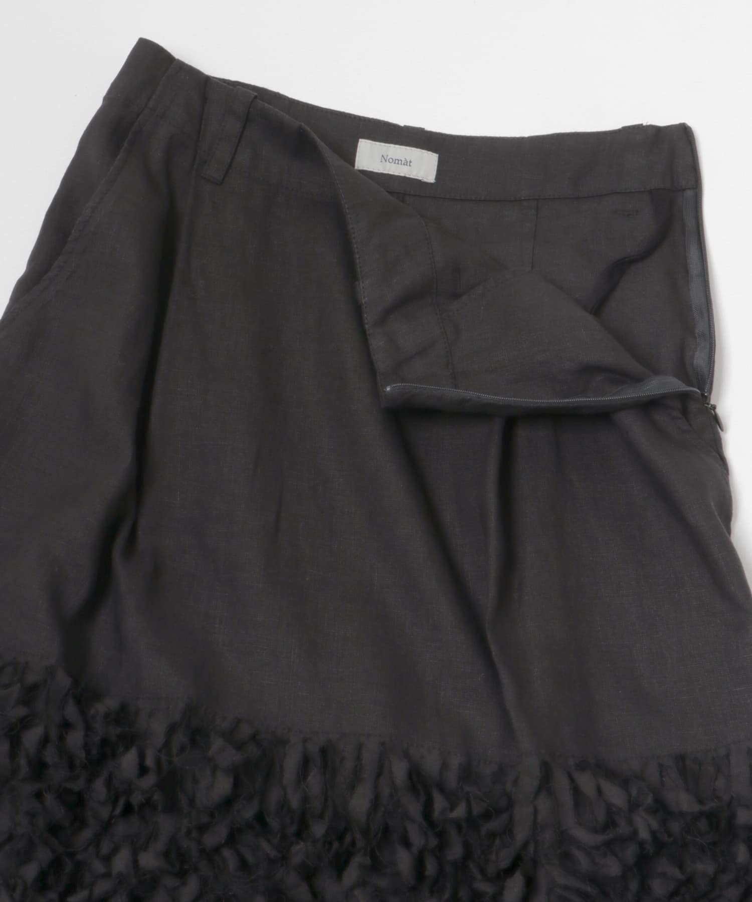 Nomat　Fringe Skirt Black 1