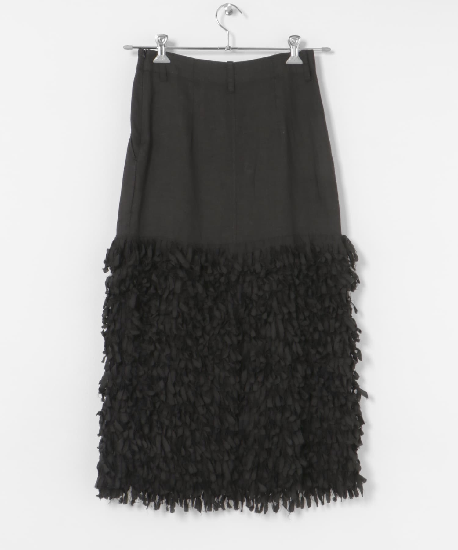 Nomat　Fringe Skirt Black 1