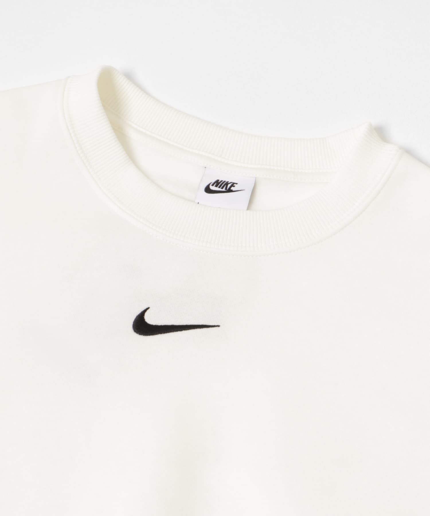 NIKE　フリースロングスリーブクルーオーバーオーバーサイズ セイル/ブラック L