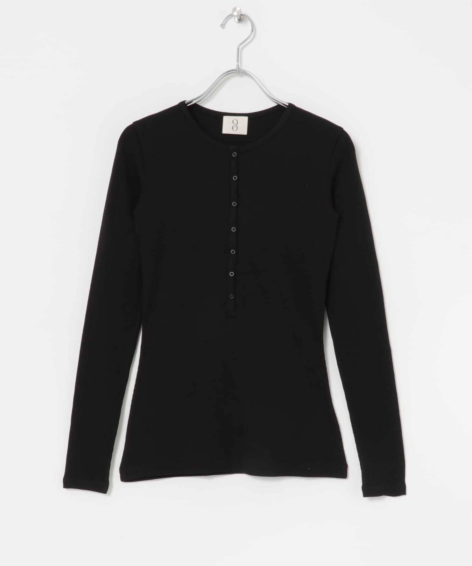 NINETY PERCENT　MORGAN RIB TOP BLACK S