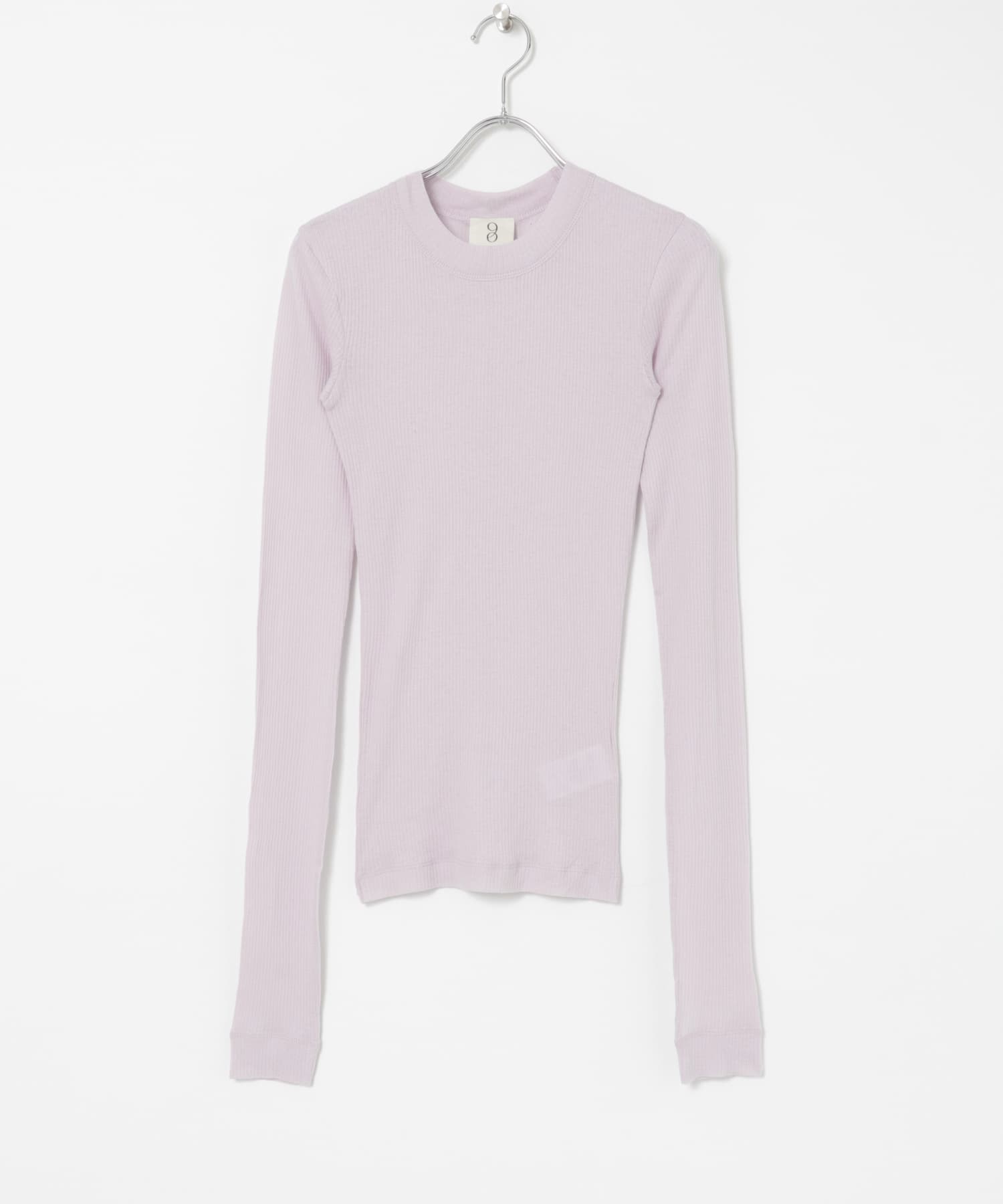 NINETY PERCENT　ANIS RIB TOP LAVENDULA S