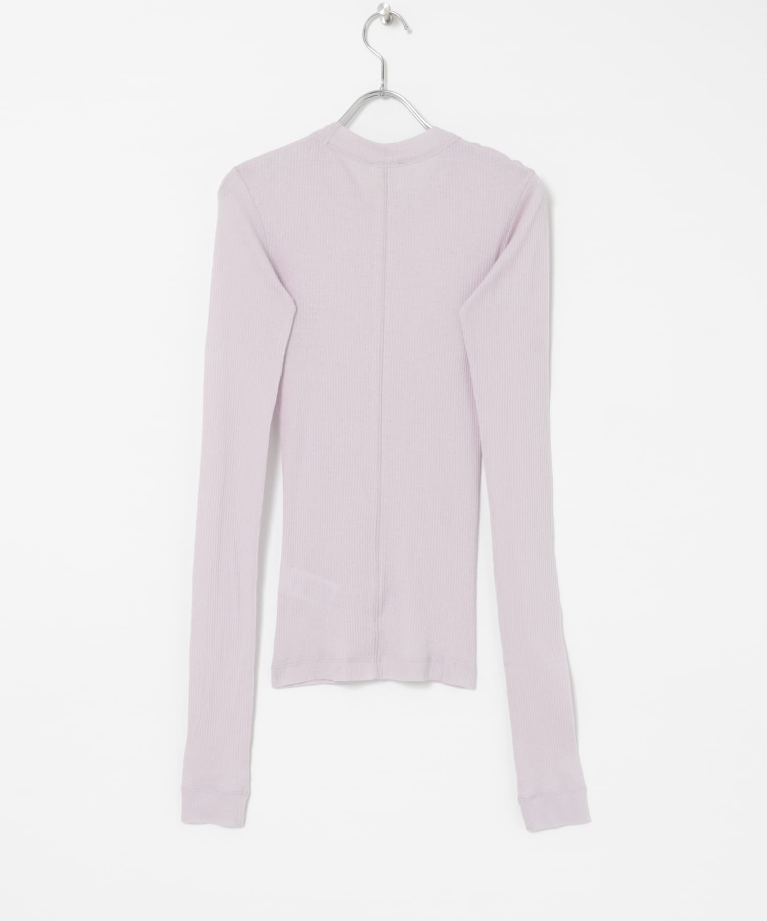 NINETY PERCENT　ANIS RIB TOP LAVENDULA S