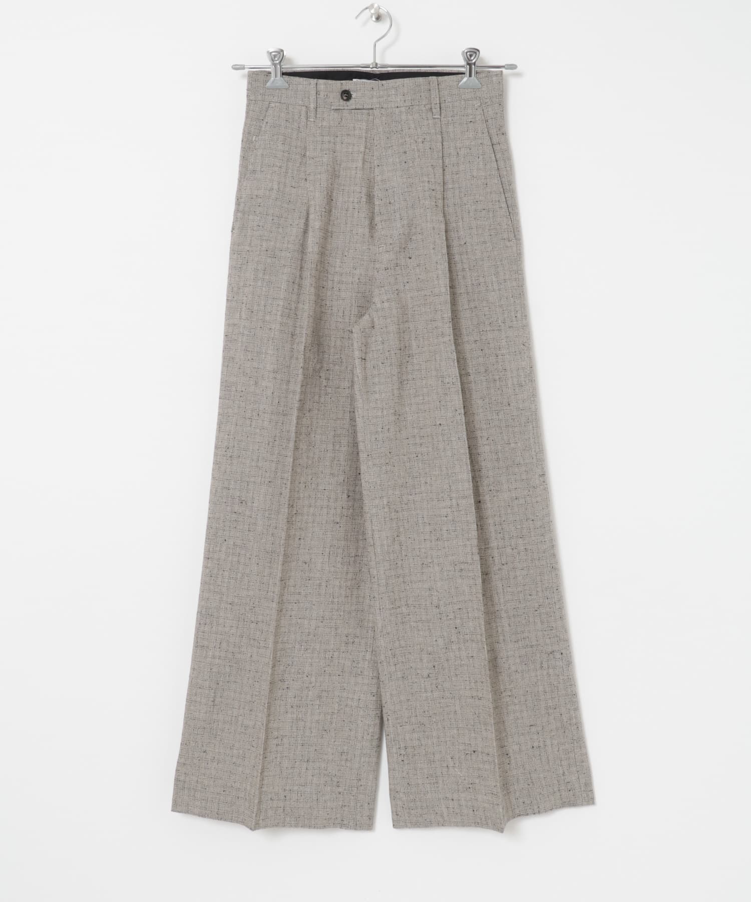 SATORU SASAKI　LINEN WIDE TROUSERS BEIGE 2