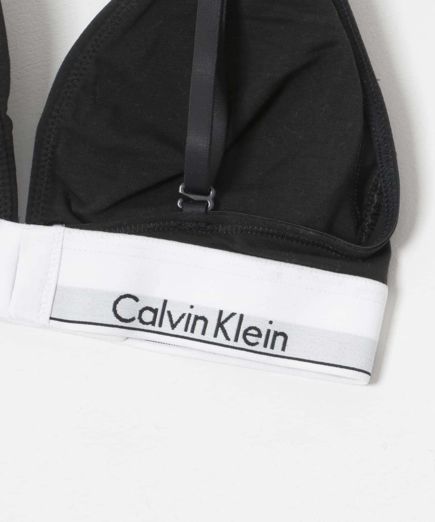 Calvin Klein　LGHT LINED TRIANGLE 001BLACK S