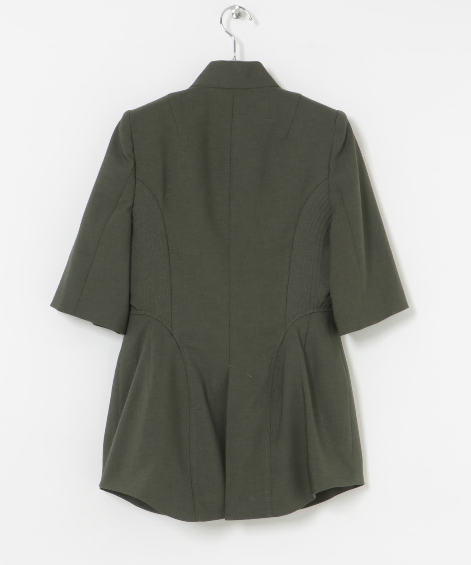 RUMCHE　Stand Collar Jacket 52 KHAKI FREE