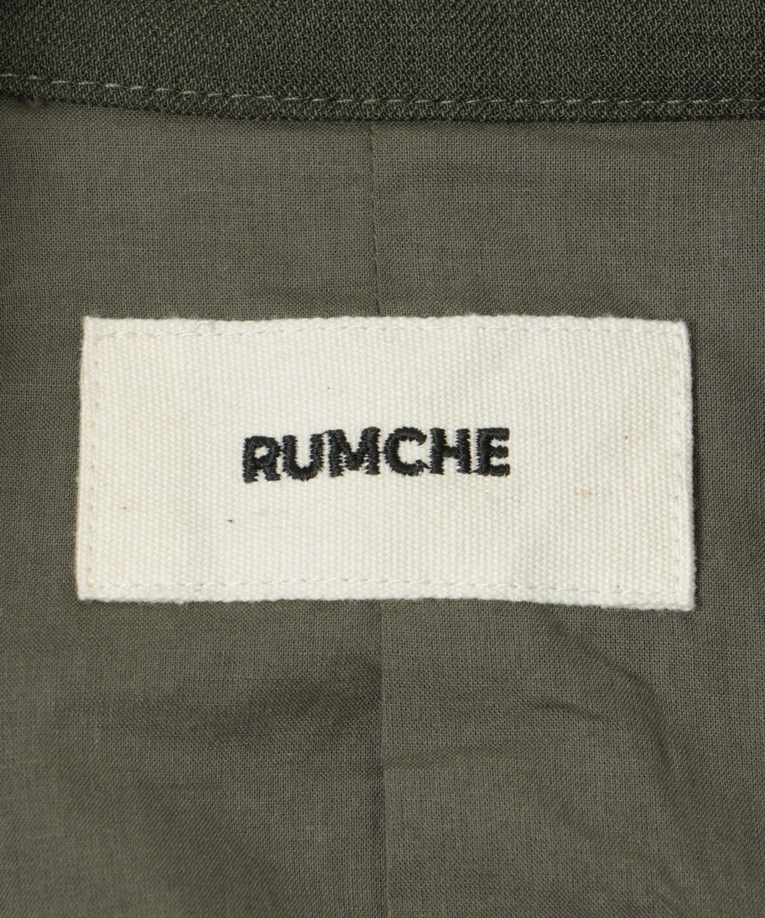 RUMCHE　Stand Collar Jacket 52 KHAKI FREE