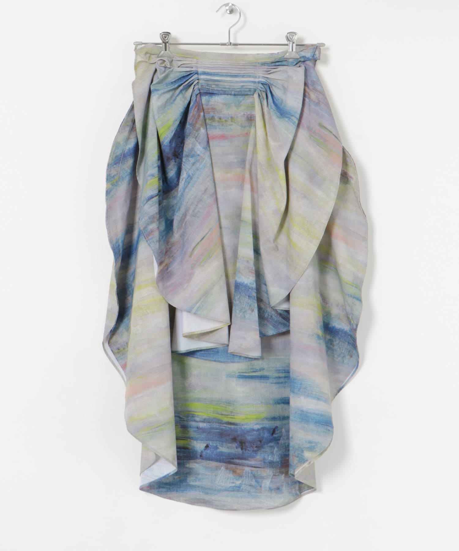 RUMCHE　SEIUN Paint Ruffle Skirt