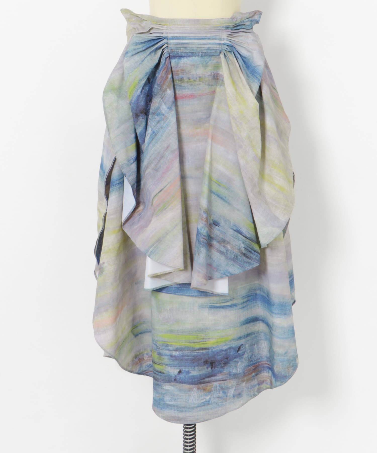 RUMCHE　SEIUN Paint Ruffle Skirt 99 MULTI FREE