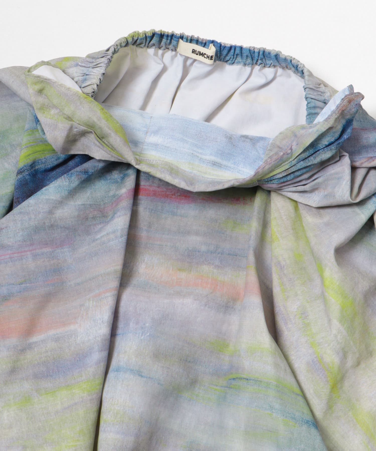 RUMCHE　SEIUN Paint Ruffle Skirt 99 MULTI FREE