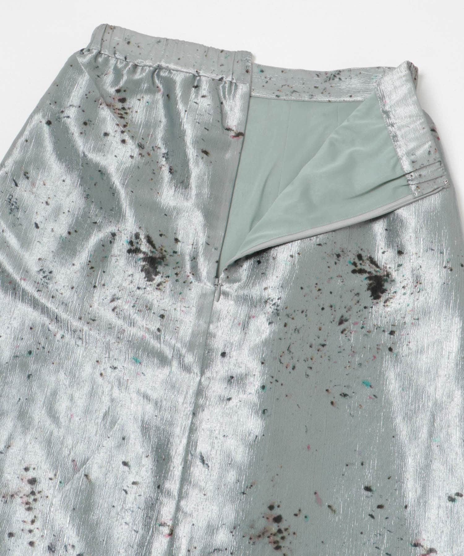 RUMCHE　GINGA Paint Skirt 92 SILVER FREE