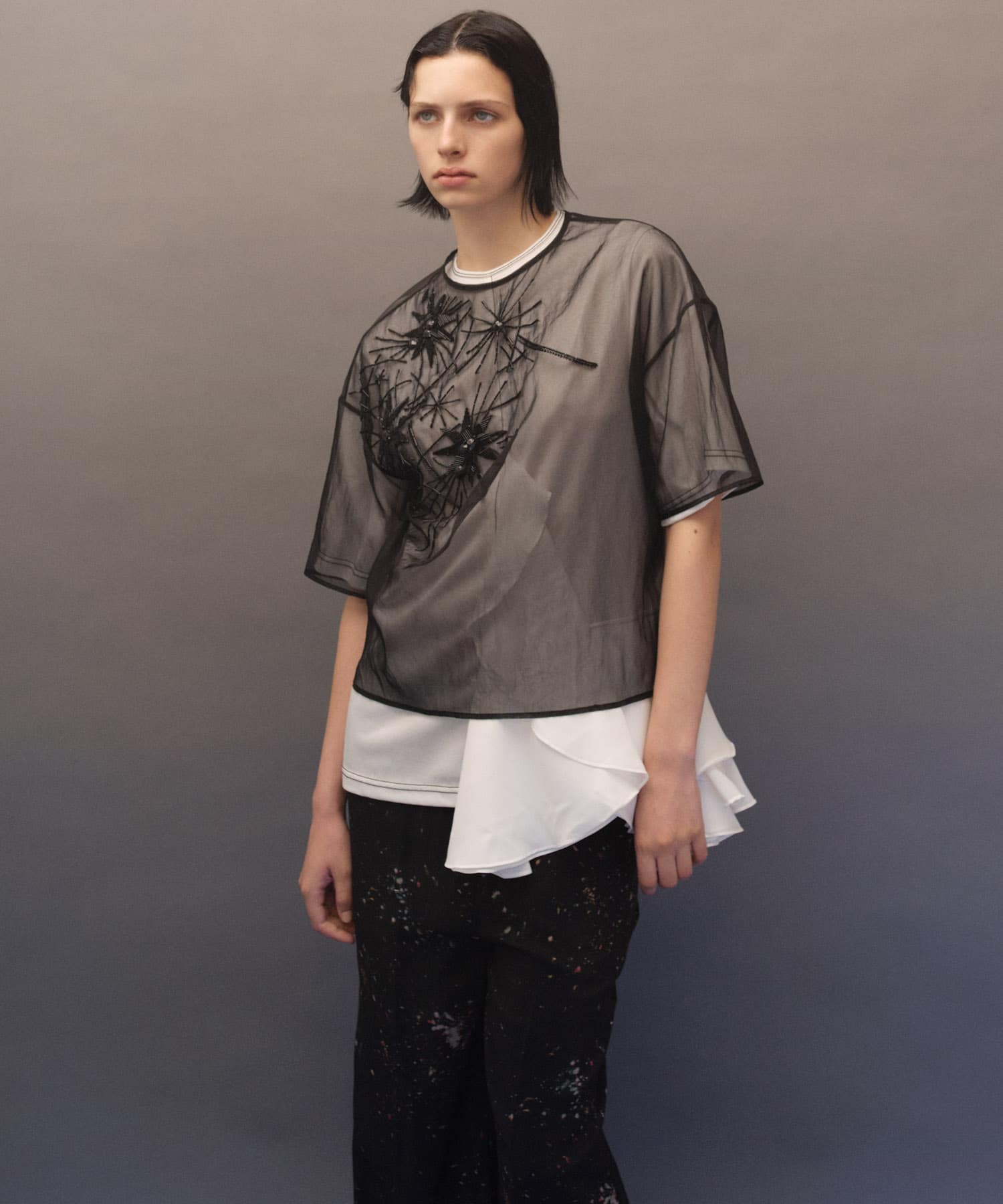 RUMCHE　Beads Embroidery Tops