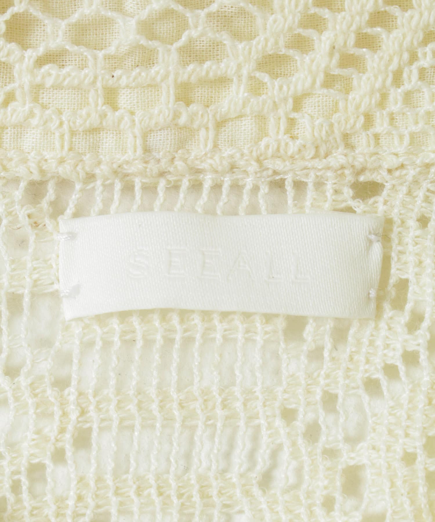 SEEALL　POINTED COLLAR CLASSIC SHIRTS NATURAL 38