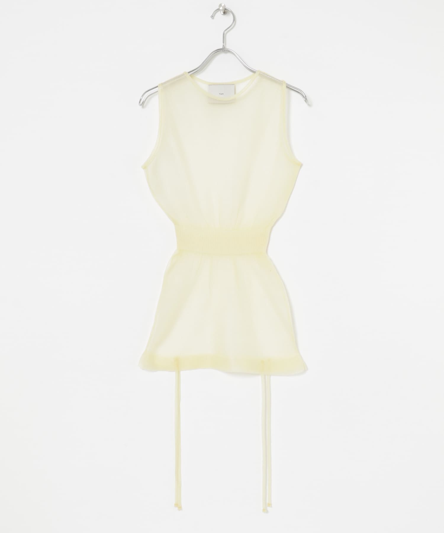 TAN　2WAY SHEER TOPS