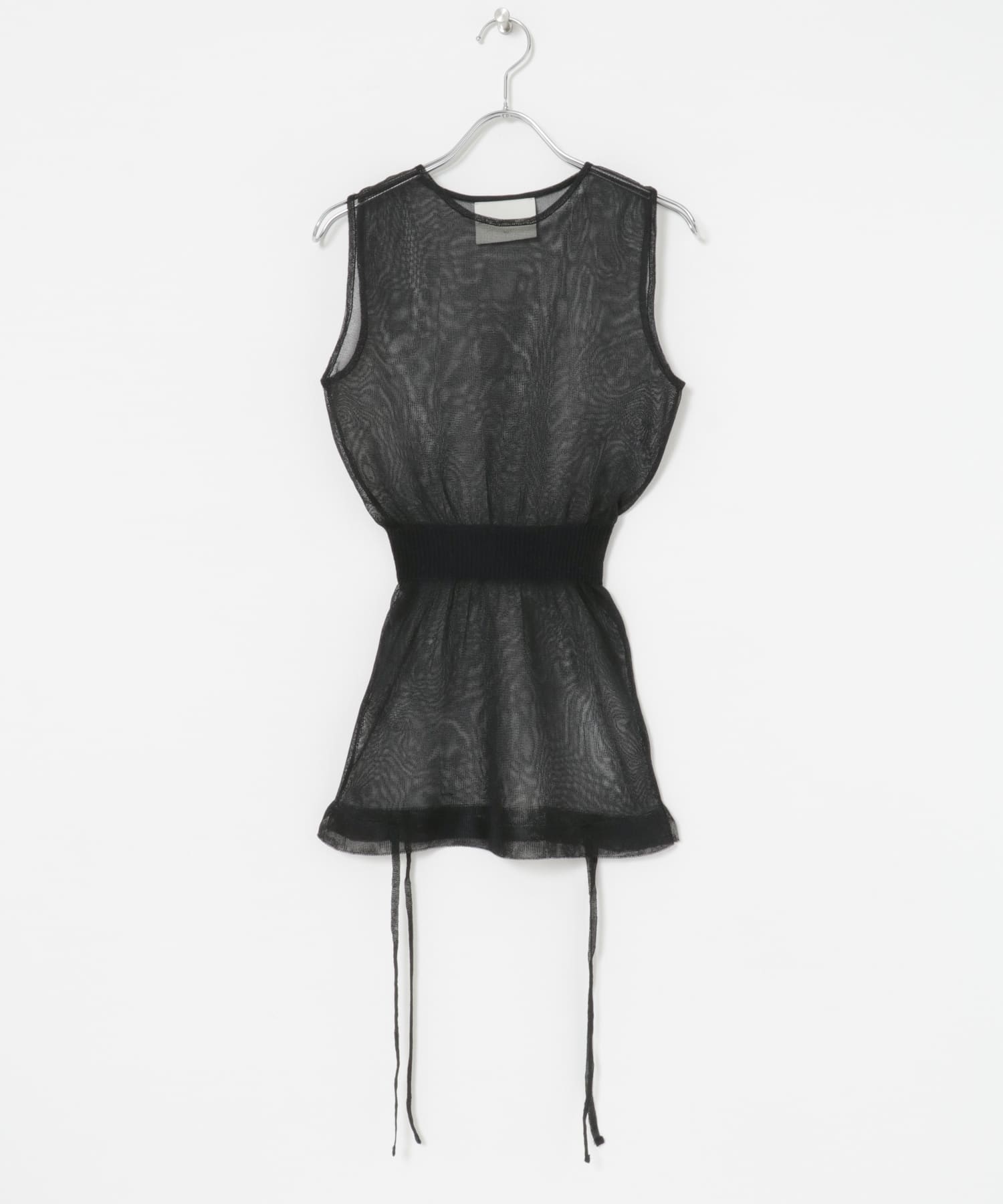 TAN　2WAY SHEER TOPS BLACK FREE