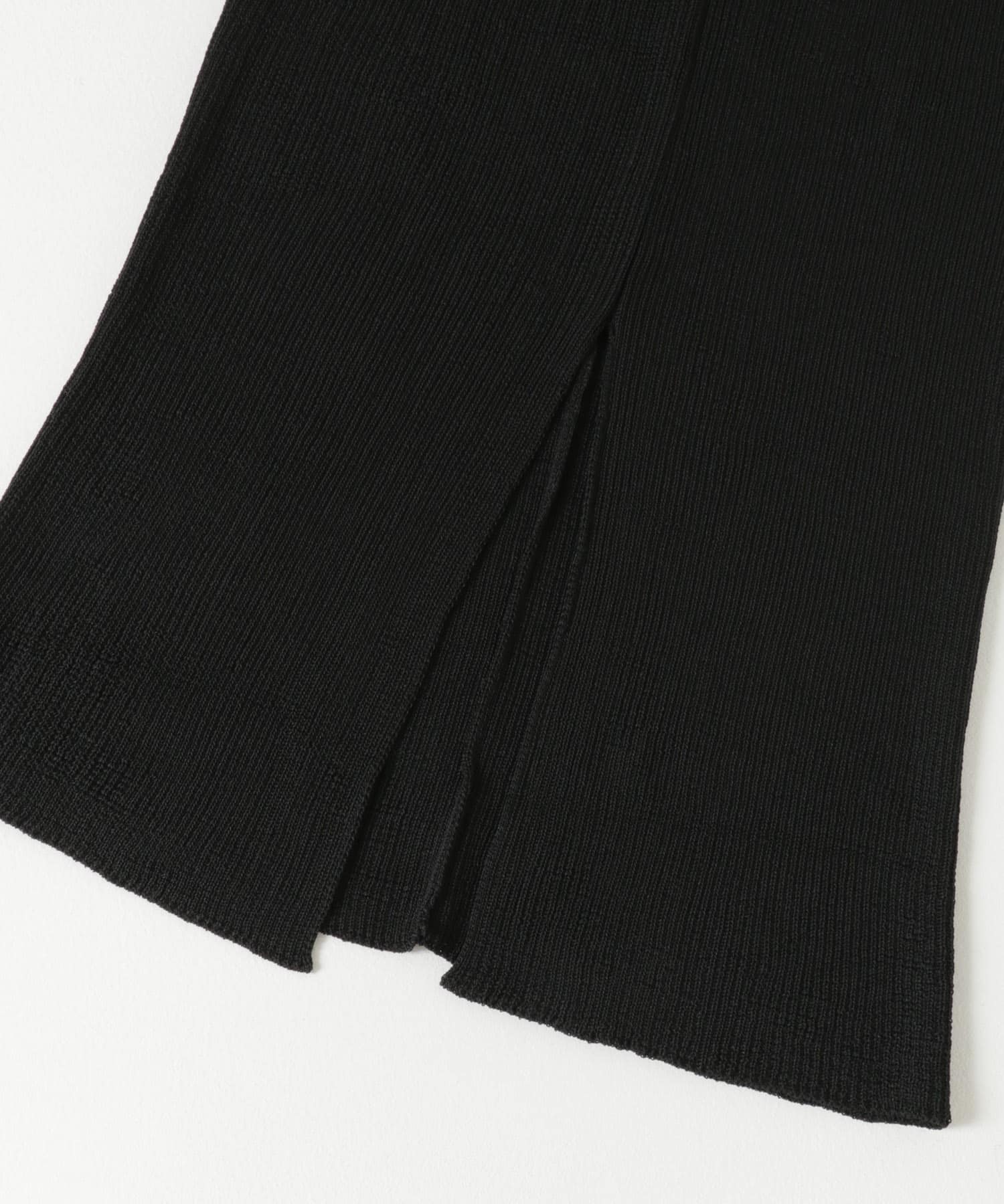 TAN　BLOCK CHECKED SCALF DRESS BLACK FREE
