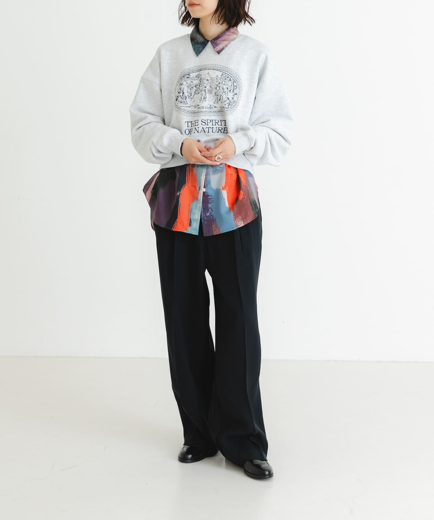 身長：161cm サイズ：One