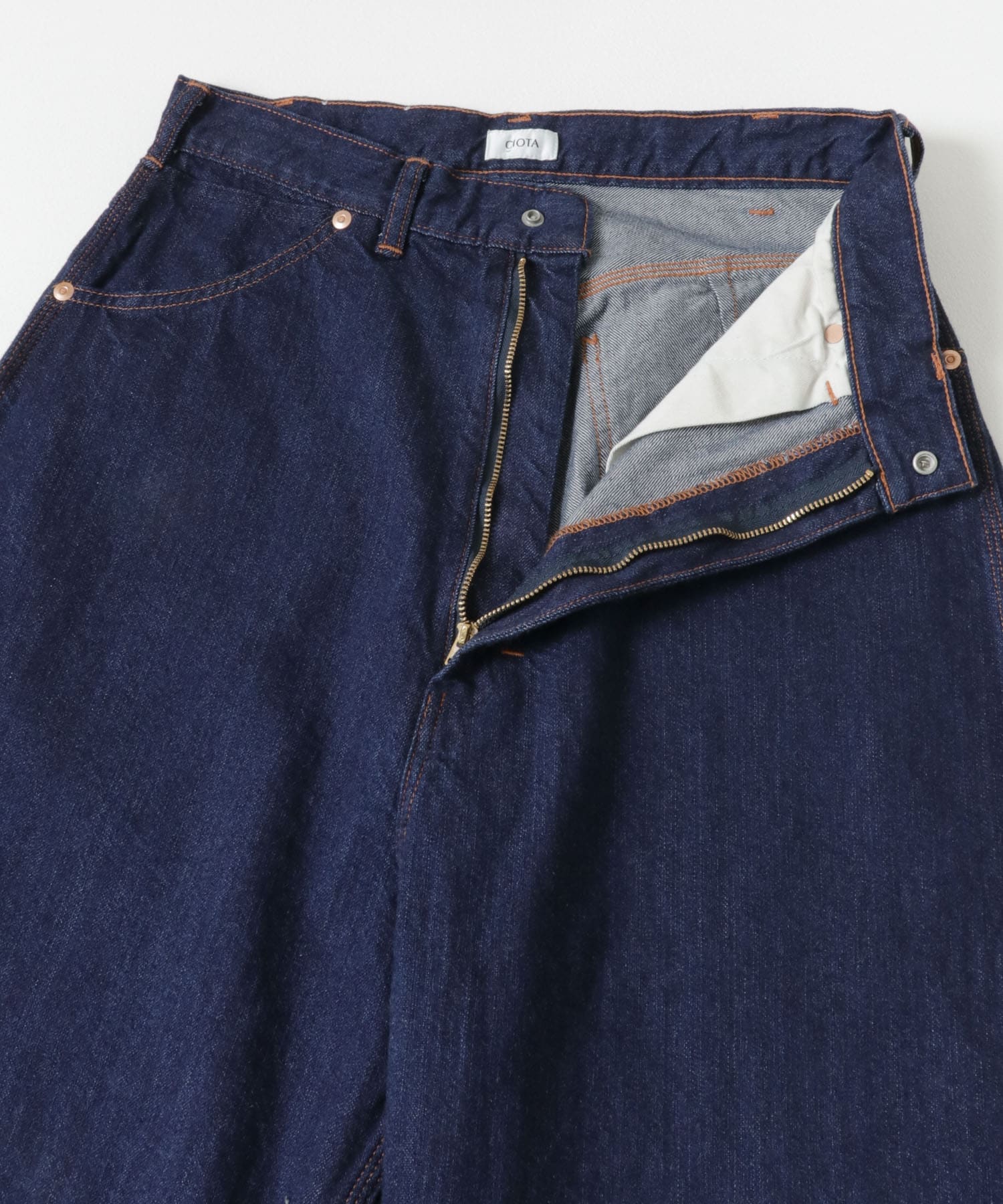 CIOTA　Denim Painter Pants Navy 1