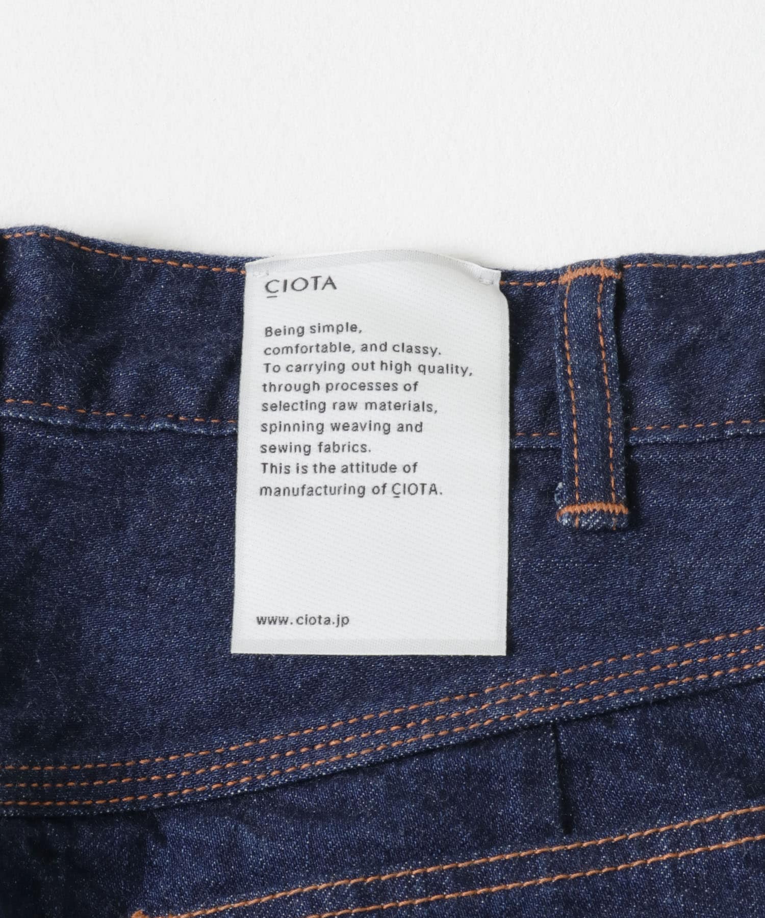 CIOTA　Denim Painter Pants Navy 1